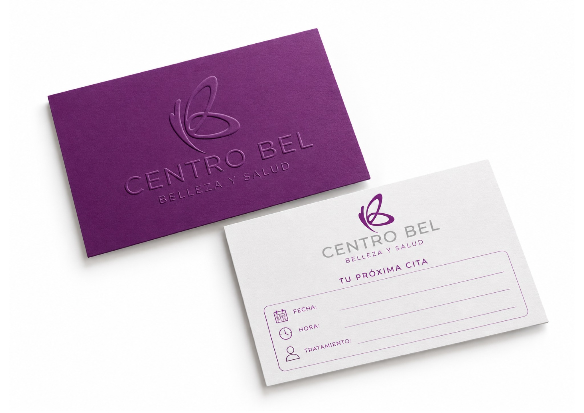 Tarjetas corporativas y tarjetas de cita de CentroBel