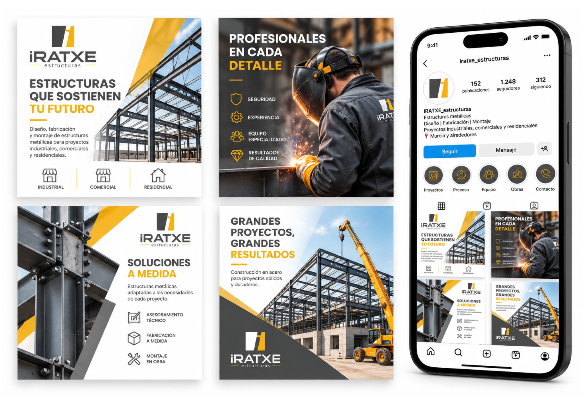 Aplicaciones de la identidad corporativa en publicaciones y redes sociales