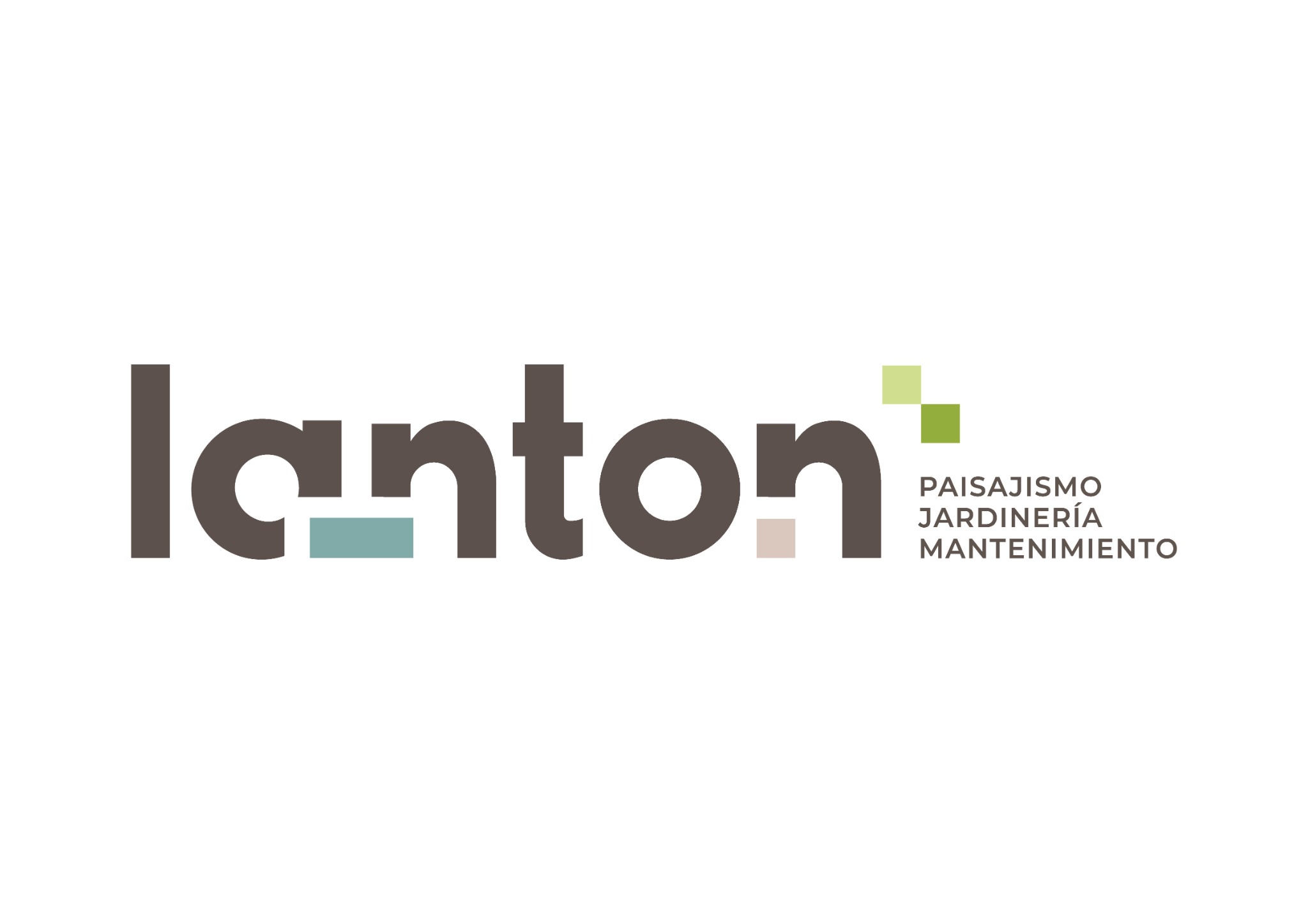 Logotipo principal de Lanton sobre fondo blanco